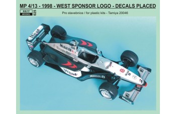 Decal – McLaren MP 4 vers.13  West logos